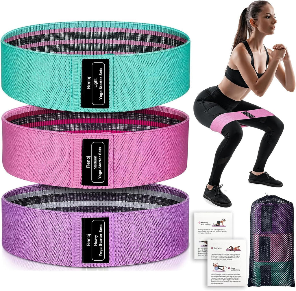 Pack Fitness– Tapis de Yoga, Corde & Bandes en Tissu