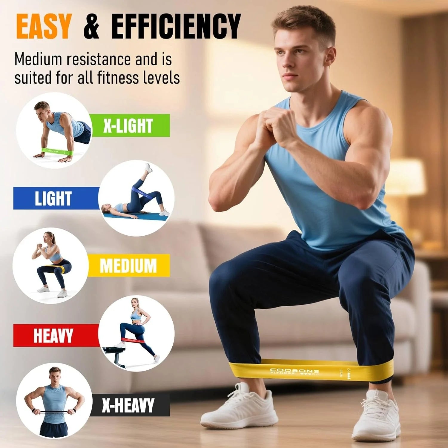 Pack Yoga & Fitness Premium – Tapis + Élastiques + Corde à Sauter