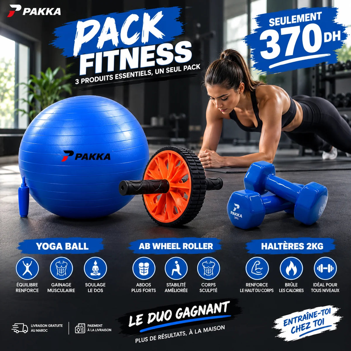 Pack Fitness 3 Pièces en 1